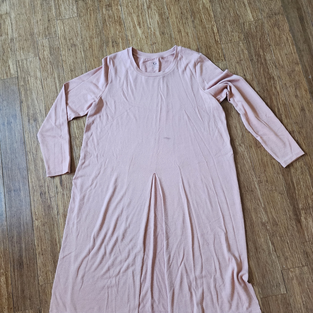 Pink Long Sleeve Dress